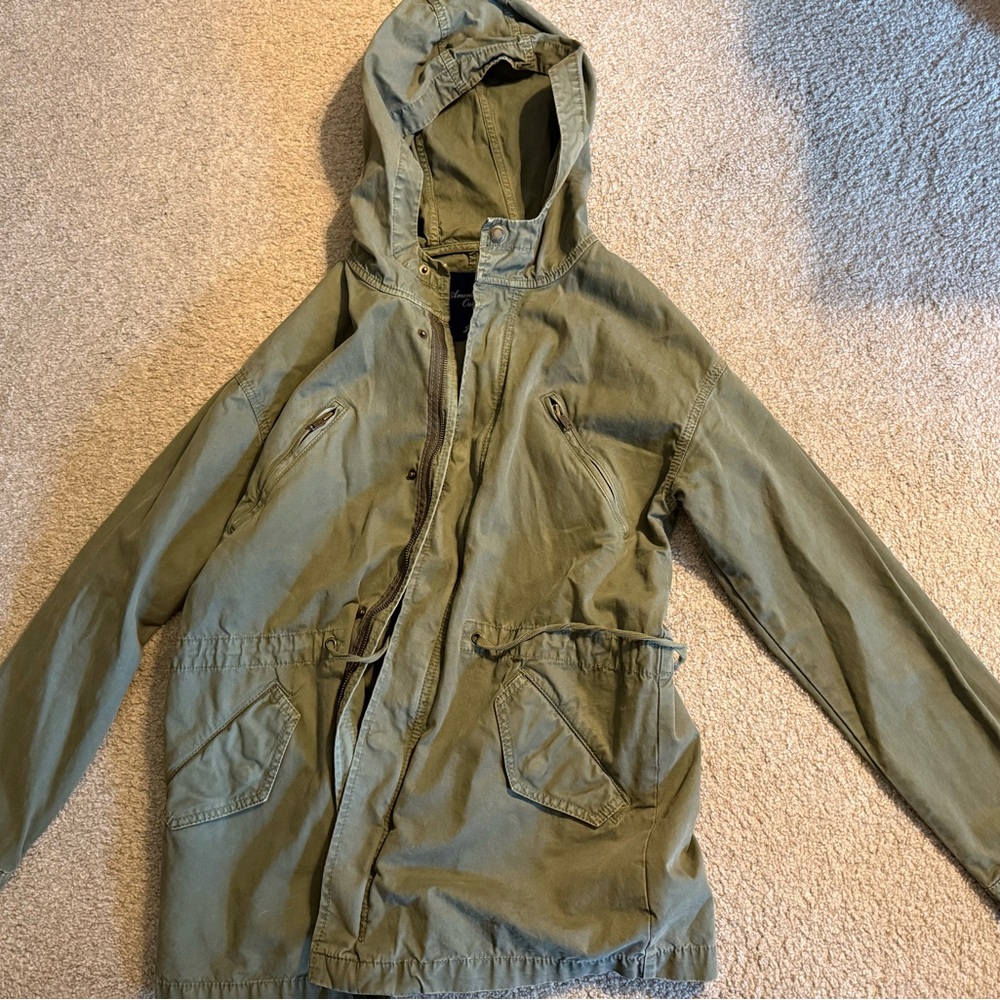 Women’s Green Hooded Jacket